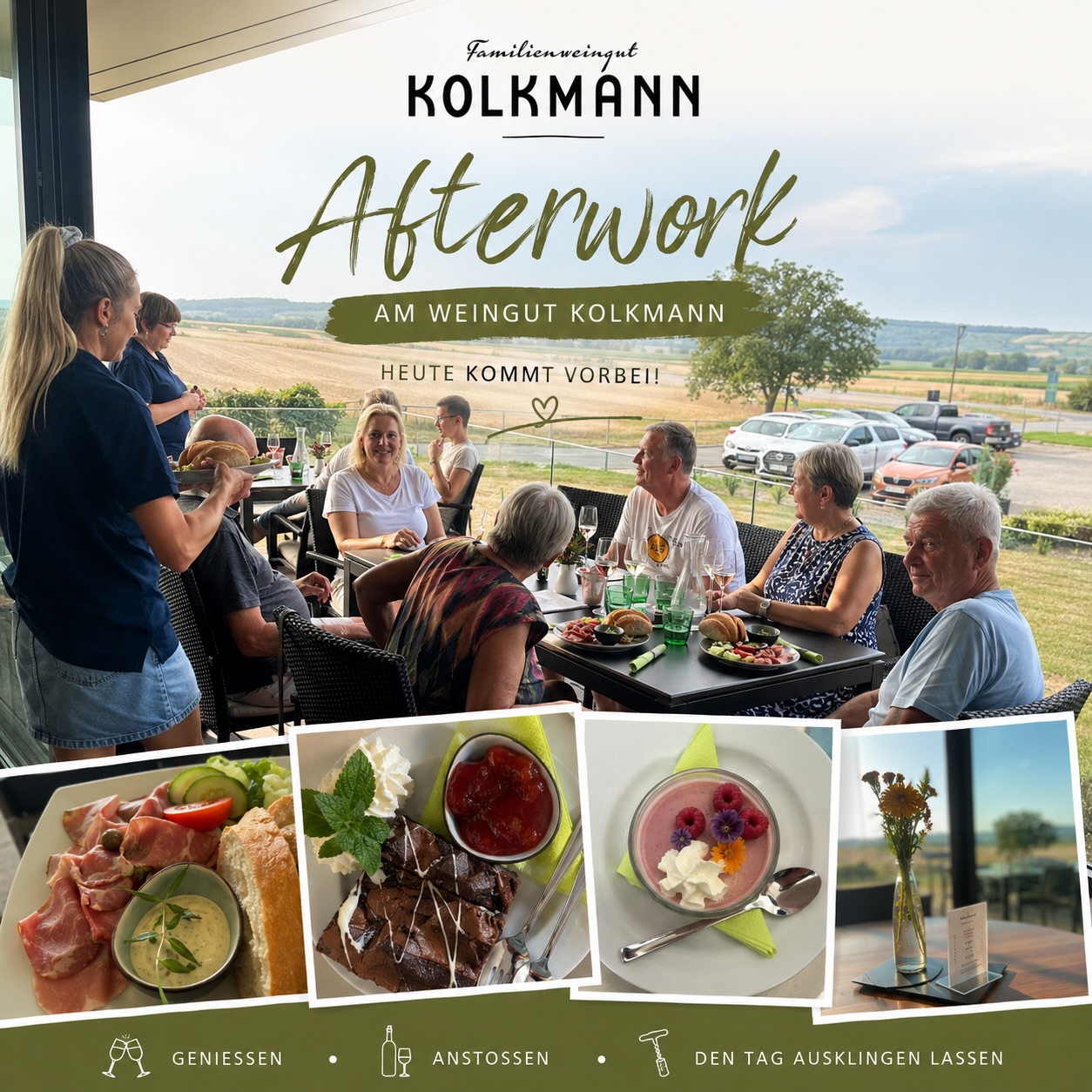 Schaut heute vorbei beim Afterwork 🔆🥳🥂🍾🎉🎉
