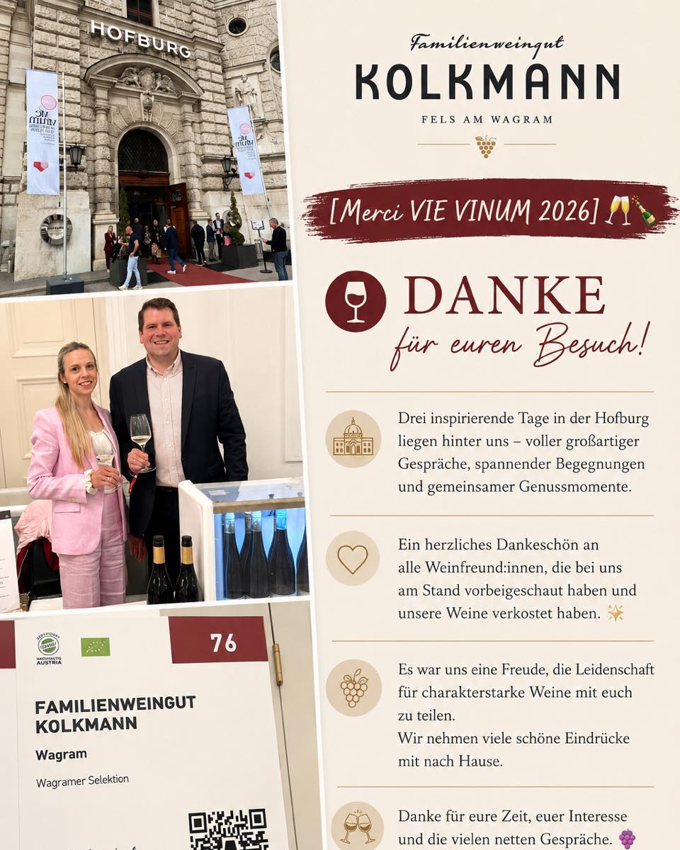 [Merci 2026] 🥂🍾🌷

#thepowerofwine #vievinum2026 #weingutkolkmann #niceweekend